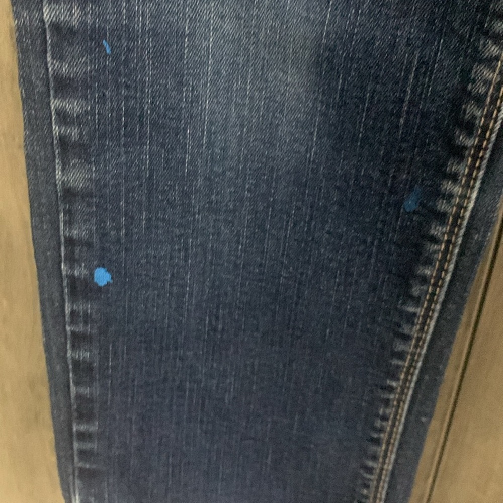 White House Black Market Dark Blue Stretch Denim Capri Crop Jean Pant Woman's 00 - Picture 4 of 9